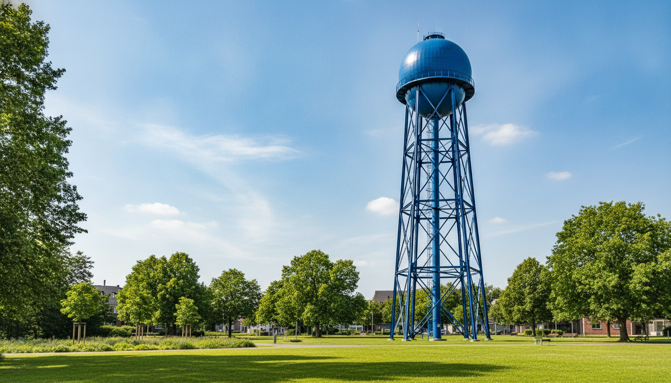 Photovoltaik in Ahlen - Solar Hamm (Blauer Wasserturm (Zeche Westfalen))