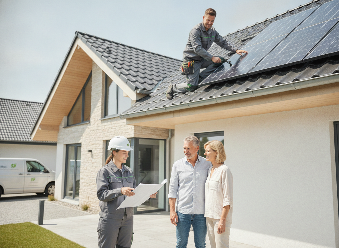 Montage & Beratung vom Meisterbetrieb - Photovoltaik Bielefeld: Solaranlage vom Meisterbetrieb aus NRW - Solar Hamm