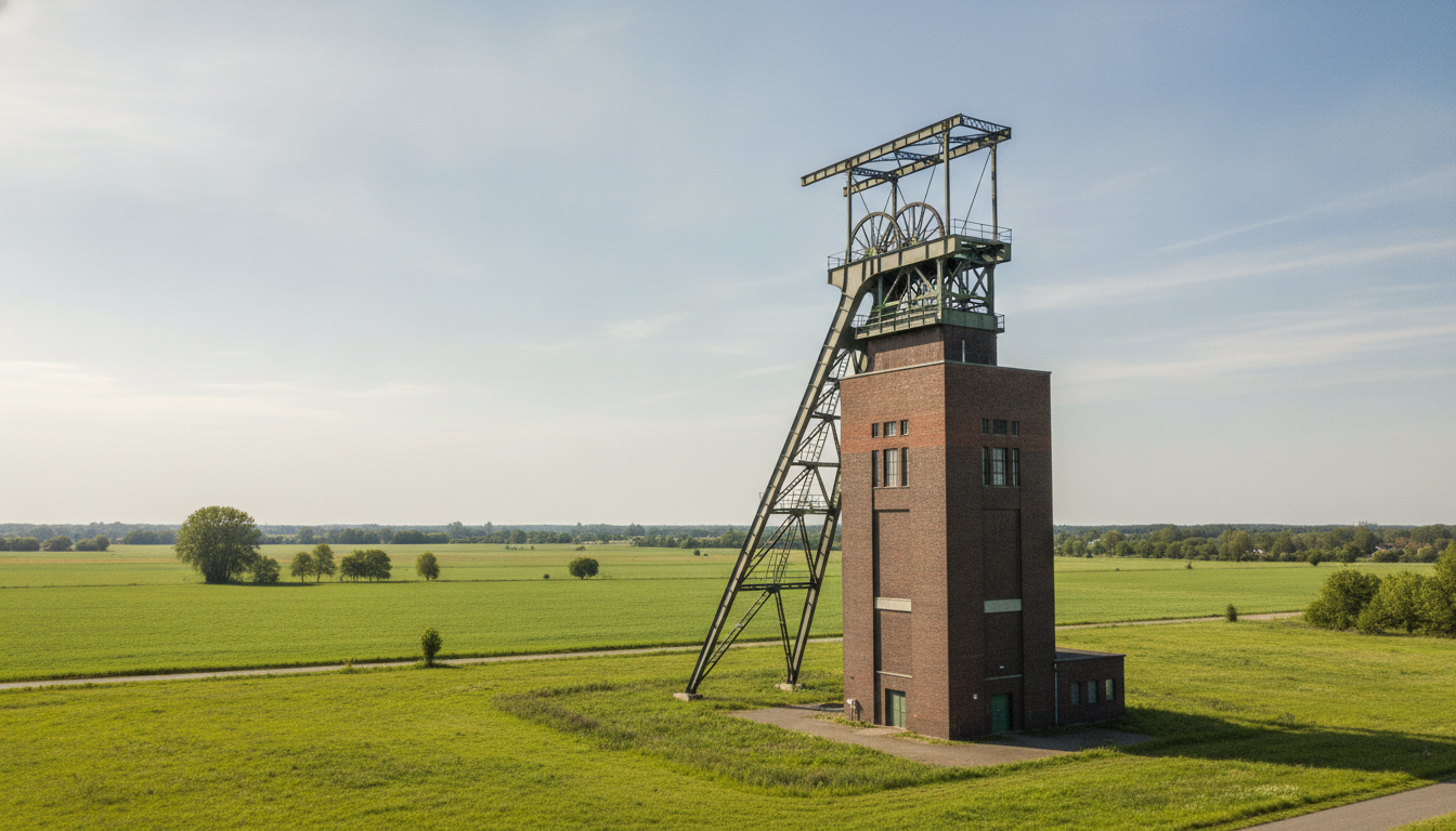 Photovoltaik in Bönen - Solar Hamm (Förderturm Zeche Königsborn III/IV)