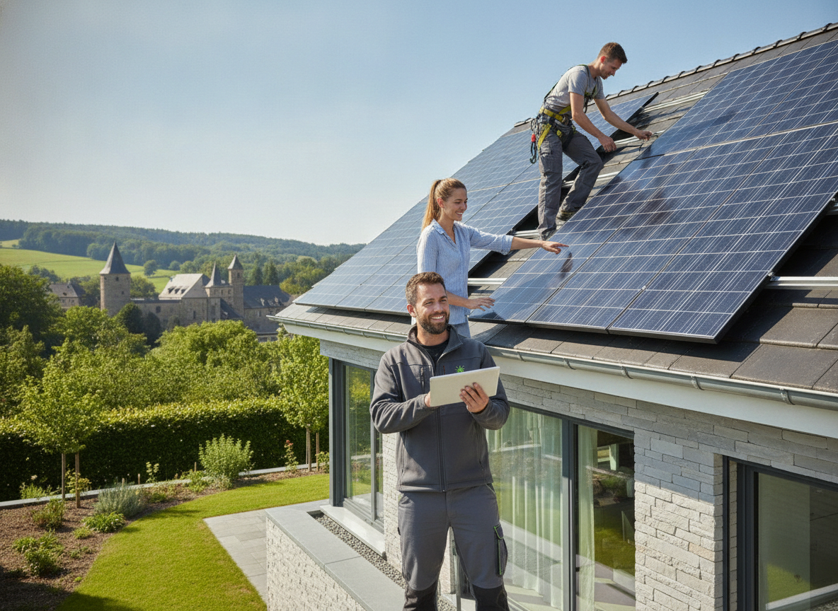 Montage & Beratung vom Meisterbetrieb - Photovoltaik Drensteinfurt: Solaranlage für die Wasserburgenstadt - Solar Hamm