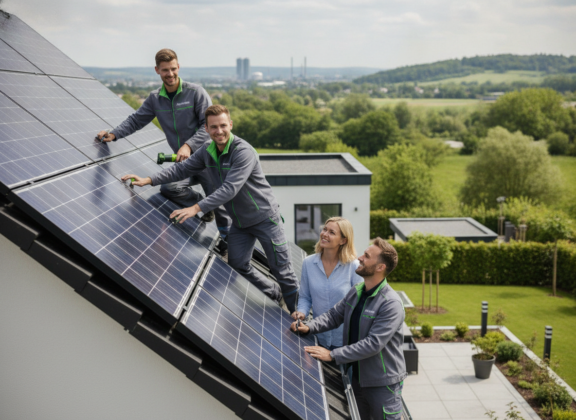 Montage & Beratung vom Meisterbetrieb - Photovoltaik Duisburg: Solaranlage vom Meisterbetrieb aus NRW - Solar Hamm