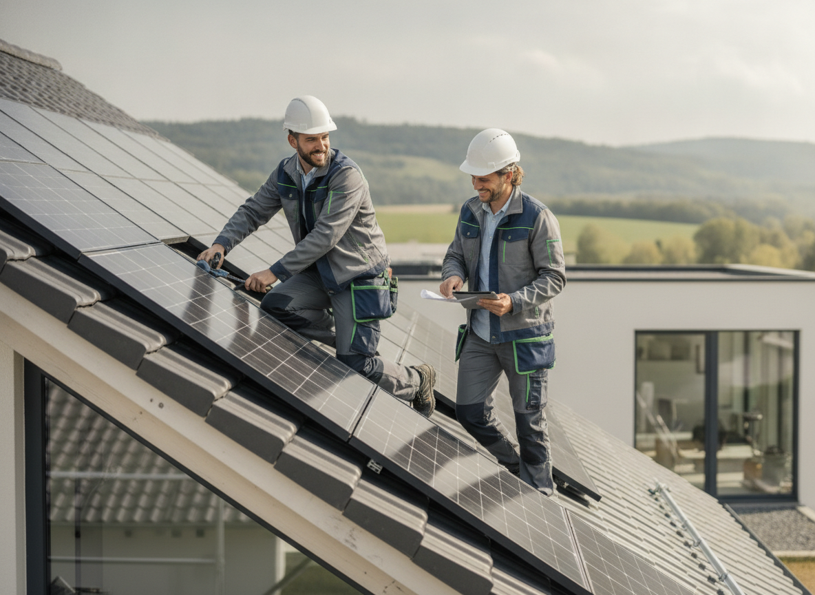 Montage & Beratung vom Meisterbetrieb - Photovoltaik Menden: Solaranlage vom Meisterbetrieb im Märkischen Sauerland - Solar Hamm