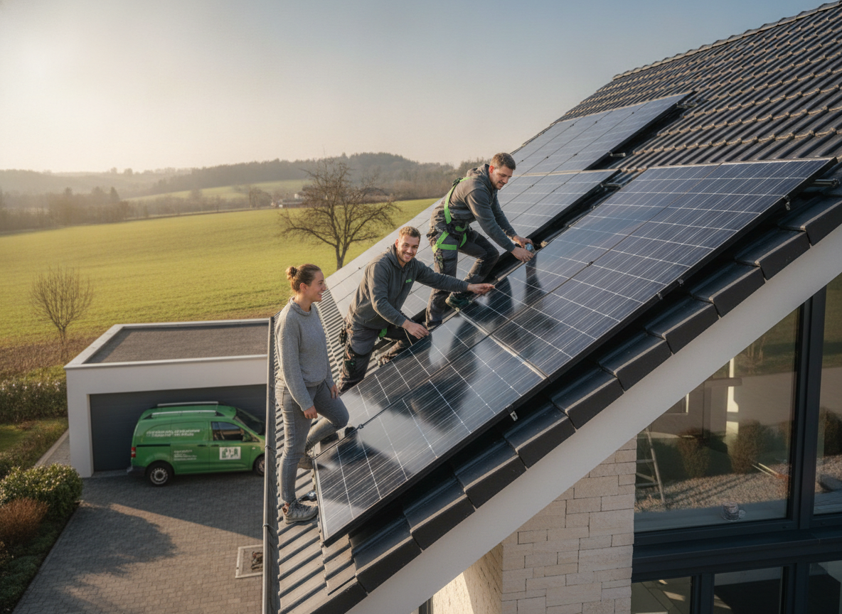Montage & Beratung vom Meisterbetrieb - Photovoltaik Oerlinghausen: Solaranlage vom Meisterbetrieb aus NRW - Solar Hamm