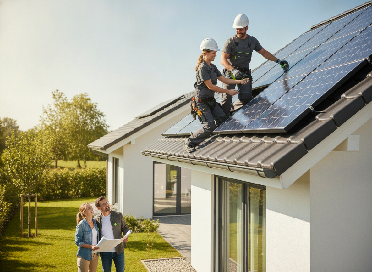 Montage & Beratung vom Meisterbetrieb - Photovoltaik Recklinghausen: Solaranlage vom Meisterbetrieb aus der Region - Solar Hamm