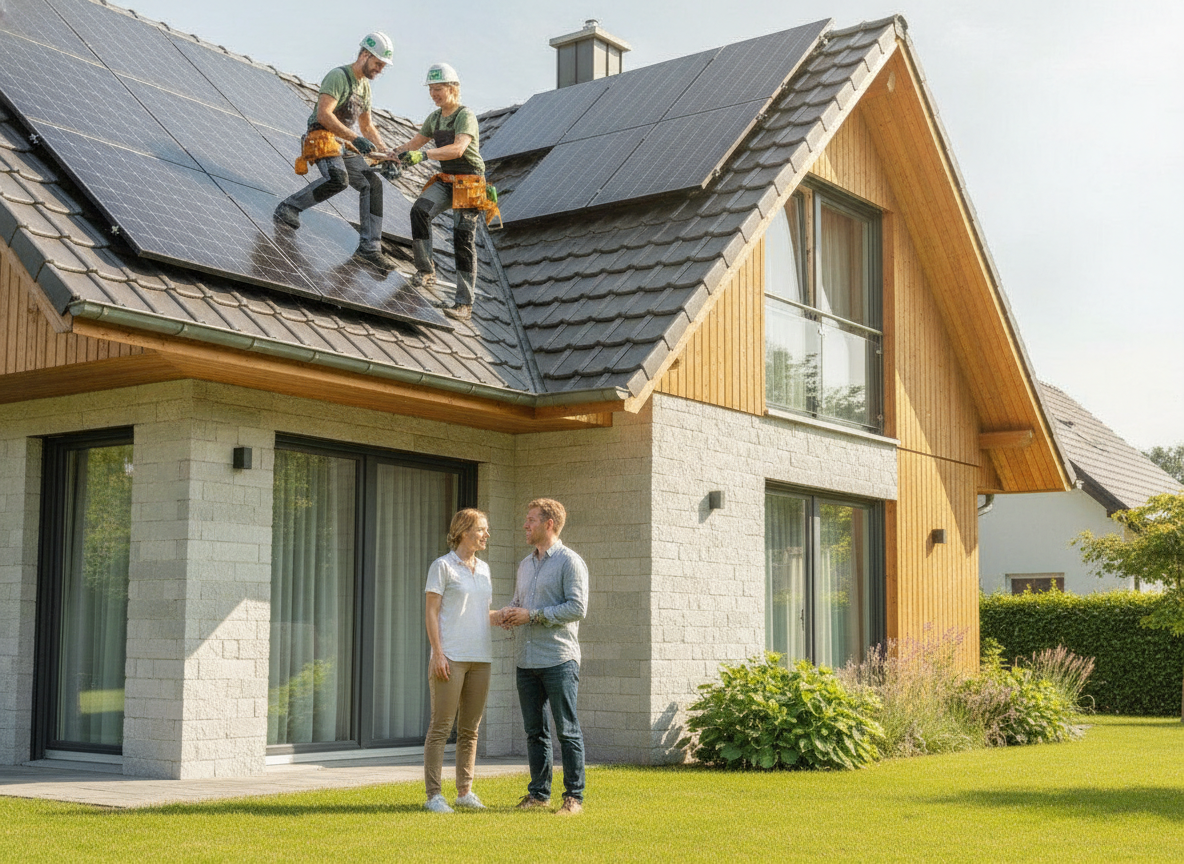 Montage & Beratung vom Meisterbetrieb - Photovoltaik Rietberg: Solaranlage vom Meisterbetrieb aus der Region - Solar Hamm