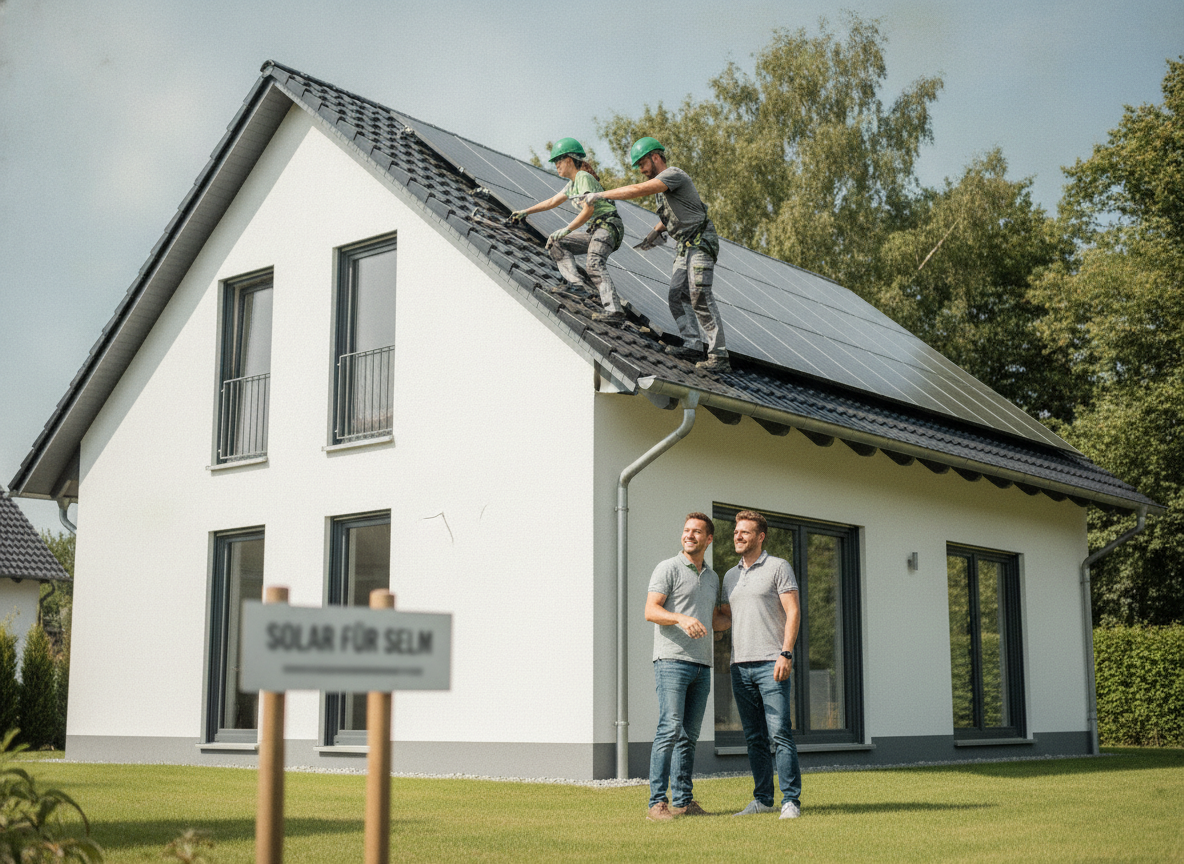 Montage & Beratung vom Meisterbetrieb - Photovoltaik Selm: Solaranlage für die Lippestadt im Kreis Unna - Solar Hamm
