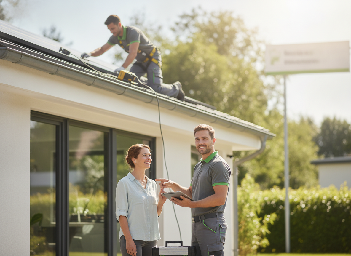 Montage & Beratung vom Meisterbetrieb - Photovoltaik Unna: Solaranlage vom Meisterbetrieb für die Kreisstadt - Solar Hamm
