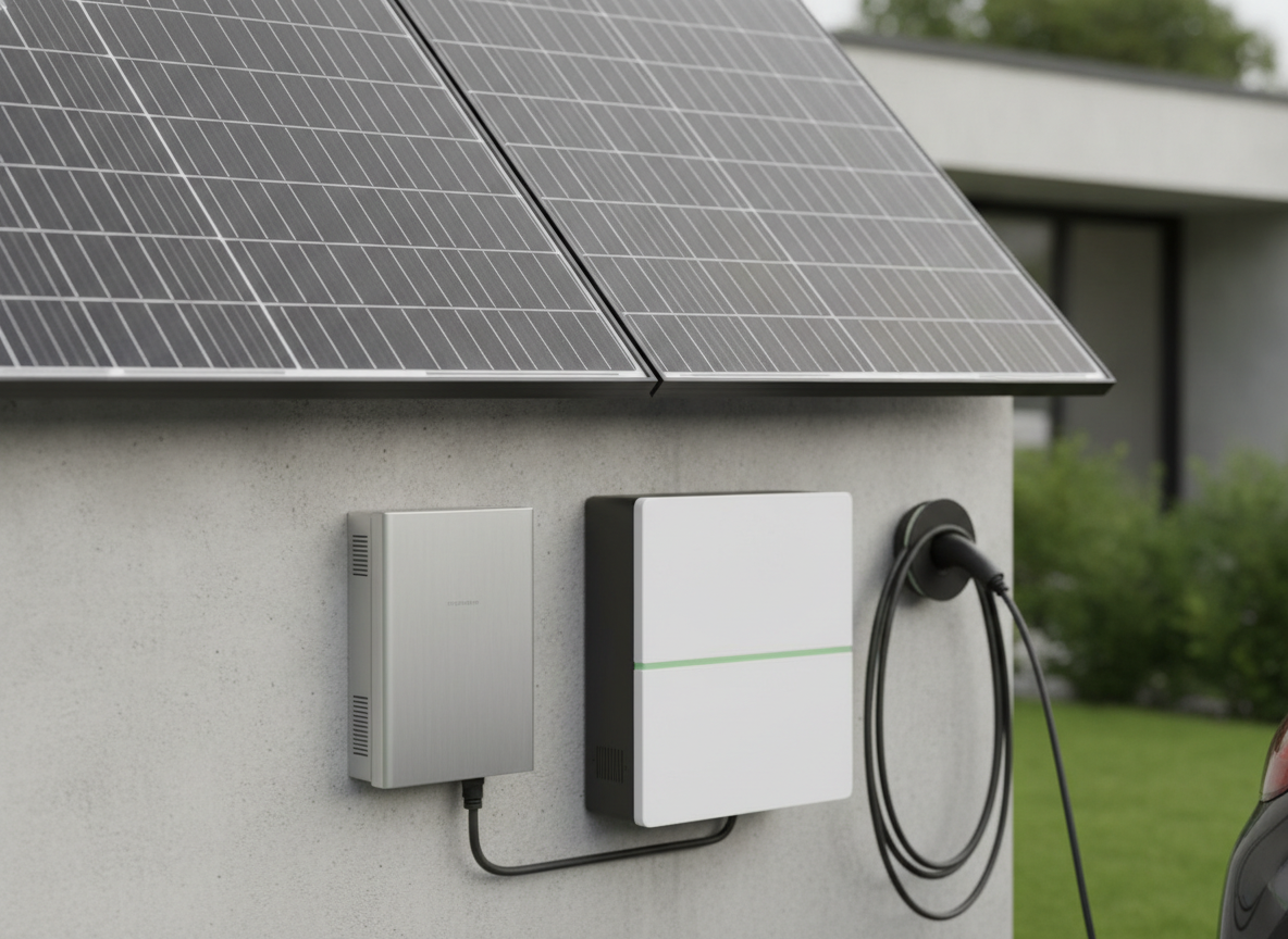 Hochwertige Komponenten im Detail - Überschussladen mit der Wallbox: PV-Strom direkt ins E-Auto - Solar Hamm