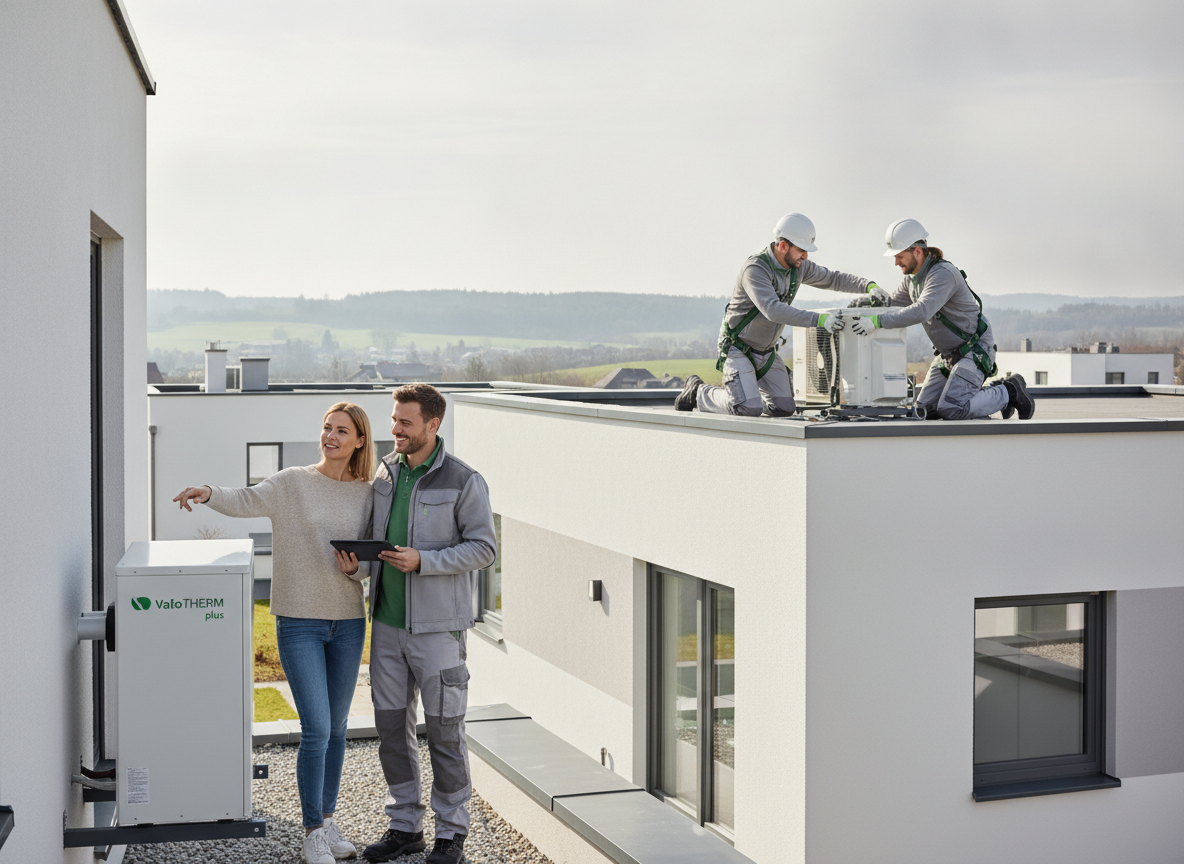 Montage & Beratung vom Meisterbetrieb - Vaillant aroTHERM plus: Wärmepumpe im Überblick - Solar Hamm
