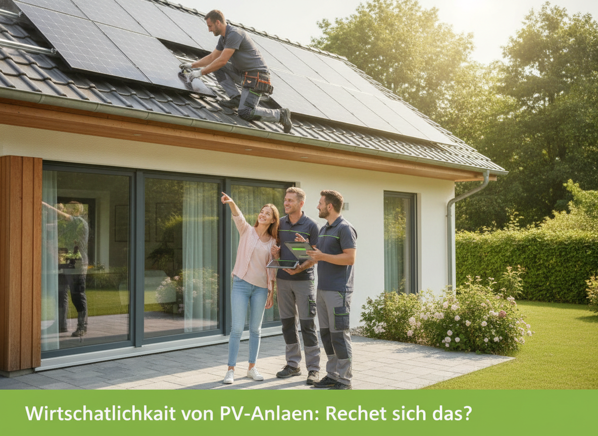 Montage & Beratung vom Meisterbetrieb - Wirtschaftlichkeit von PV-Anlagen: Rechnet sich das? - Solar Hamm